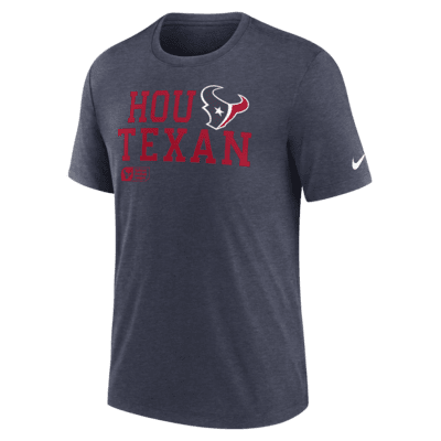 Houston Texans Overlap Lockup Men's Nike NFL T-Shirt. Nike.com